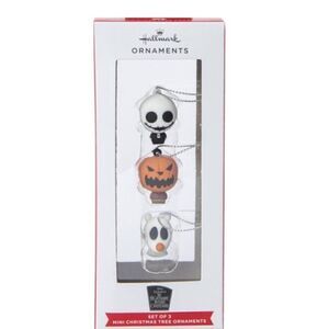 New! Hallmark Mini Christmas Ornaments (The Nightmare Before Christmas Jack Skel